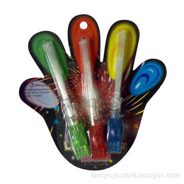 3 Color Fiber Optic Finger Ring